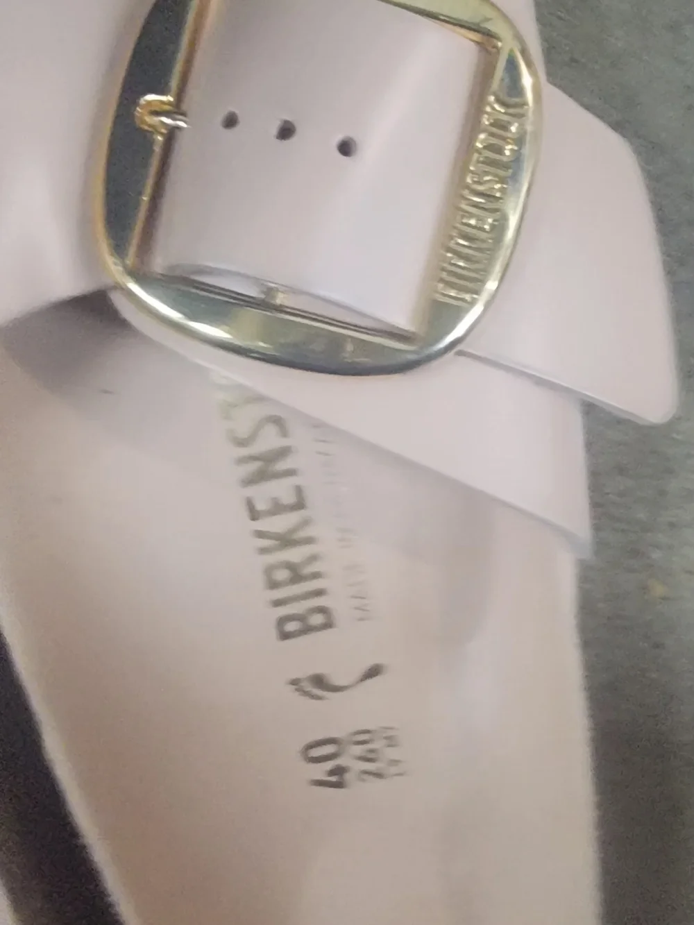 NWOB Birkenstock Women’s Madrid Big Buckle Slide - Blush - Picture 7 of 9